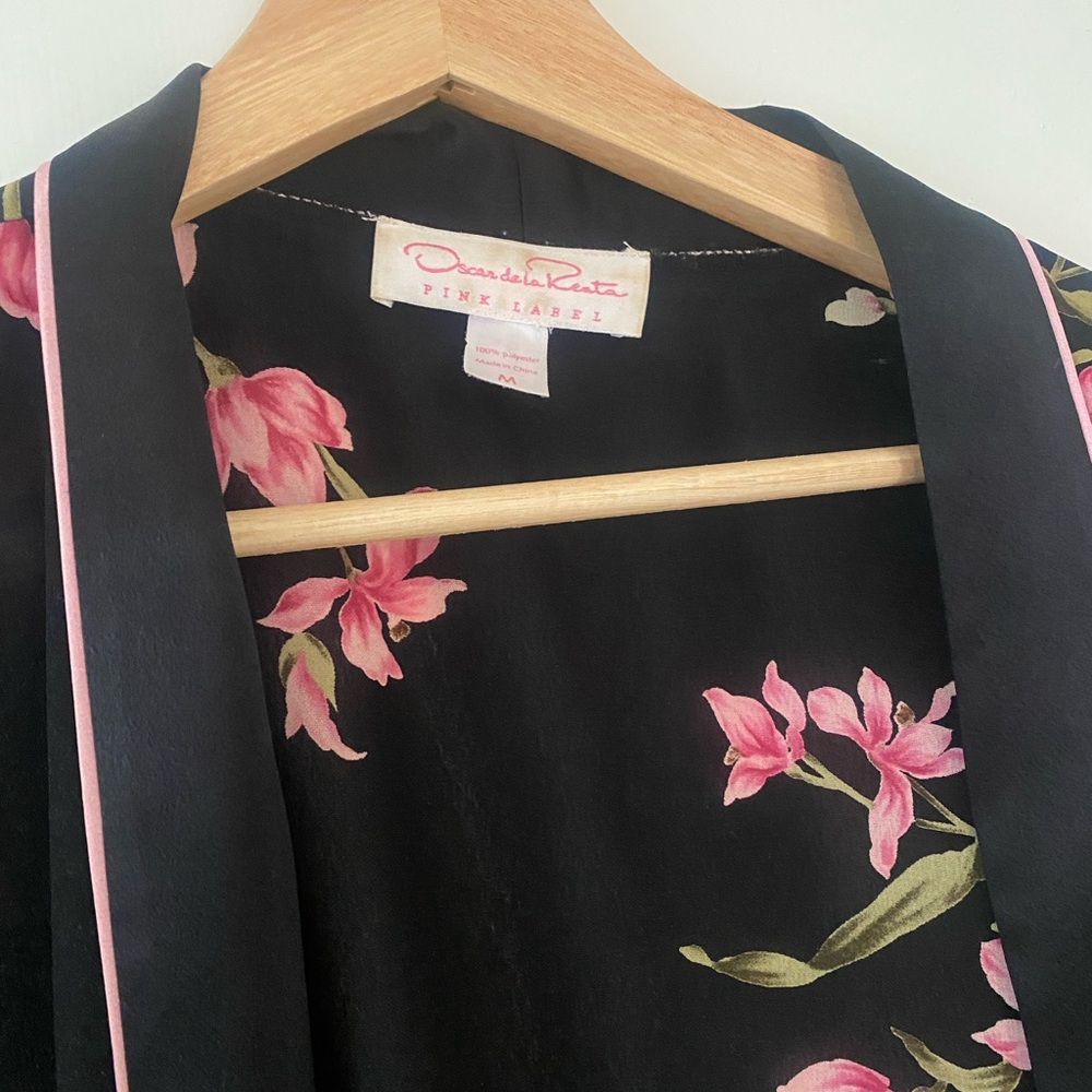 Vintage Oscar de la Renta pink label robe - Picture 2 of 2